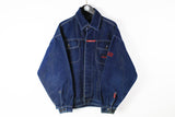 Vintage Fubu Platinum Denim Jacket Large / XLarge blue oversize 90s retro style hip hop coat