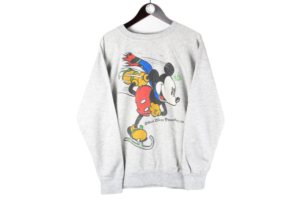 Vintage Mickey Mouse Sweatshirt Medium skating 90s retro crewneck Disney USA jumper 