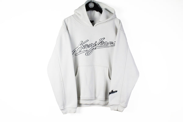 Vintage Karl Kani Hoodie Bootleg Medium white jeans series 90s rap hip hop oversize jumper