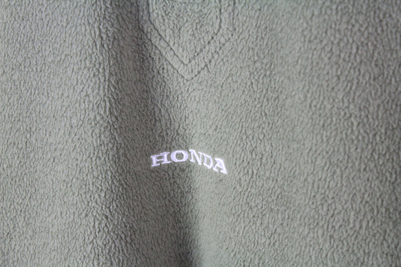 Vintage Honda Fleece 1/4 Zip Small