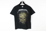Metallica 2011 Tour T-Shirt Small black big logo skull 2011 tee