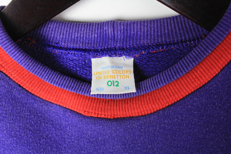 Vintage United Colors of Benetton Sweatshirt Women's XSmall
