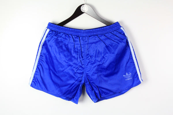 Vintage Adidas Shorts XLarge blue 90s sport style nylon shorts