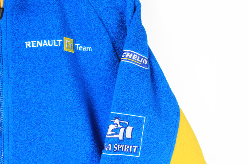 Vintage Renault Formula 1 Fleece Full Zip Small