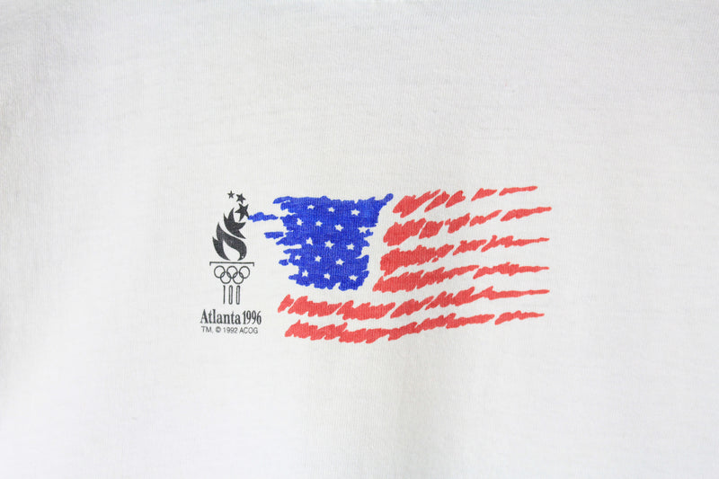 Vintage Atlanta 1996 Olympic Games USA T-Shirt XLarge