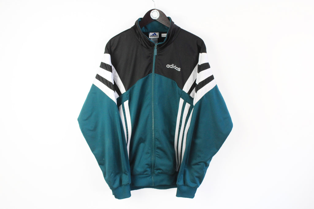 ADIDAS 90s 2000s TRACK JACKET FOOTBALL SOCCER VINTAGE sz M