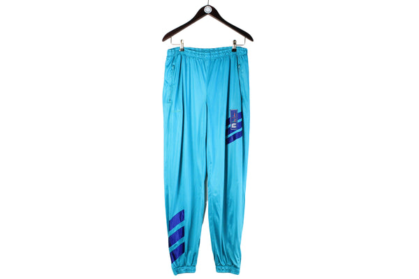 Vintage Adidas ATP Tour Track Pants XLarge blue small logo tennis 90s retro sport style trousers