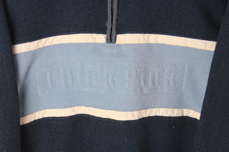 Vintage Think Pink Fleece 1/4 Zip Women's Medium