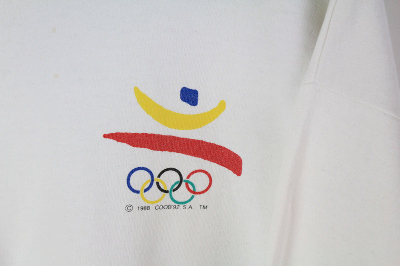 Vintage Olympic Game 1992 Barcelona Sweatshirt Small