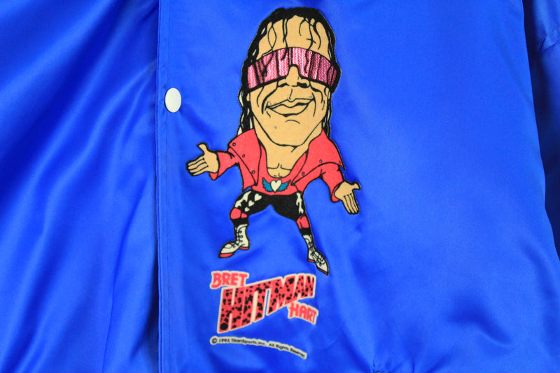 Bret Hart Hitman Stadium Bomber Jacket