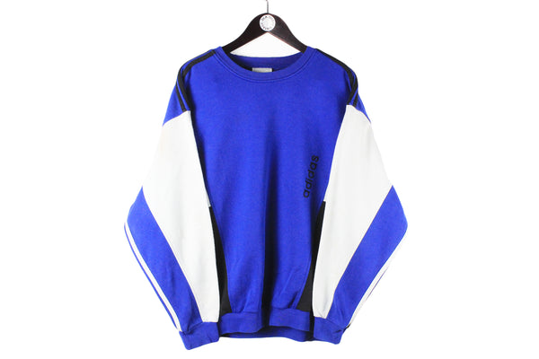 Vintage Adidas Sweatshirt Large / XLarge blue 90s retro crewneck sportswear 