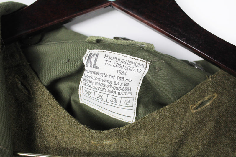 Vintage Germany Military Uniform 1984 Jacket XLarge