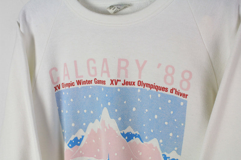 Vintage 1988 Calgary Olympic Games Sweatshirt Small