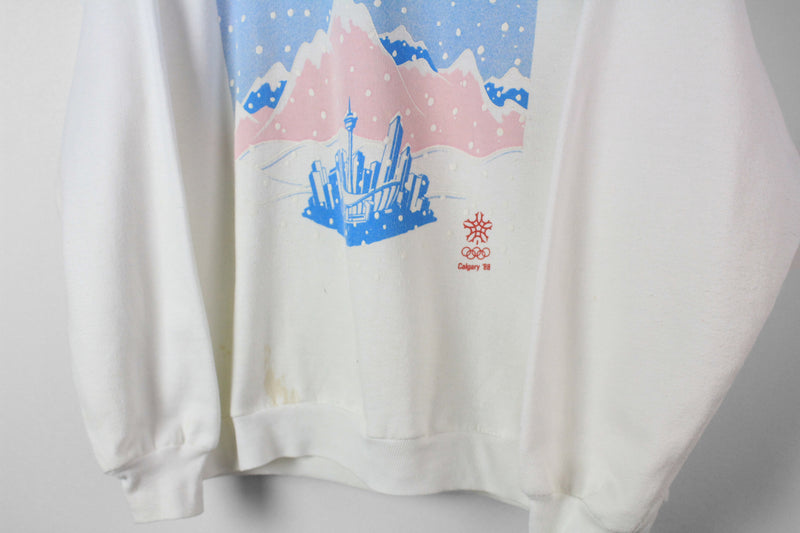 Vintage 1988 Calgary Olympic Games Sweatshirt Small