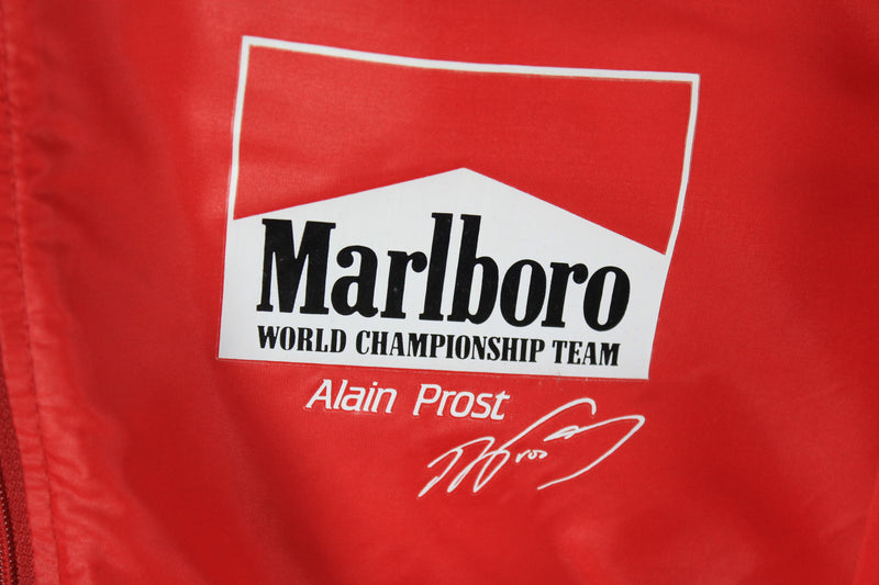 Vintage Marlboro Alain Prost Bomber Jacket Medium