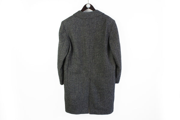 Vintage Harris Tweed Coat Large