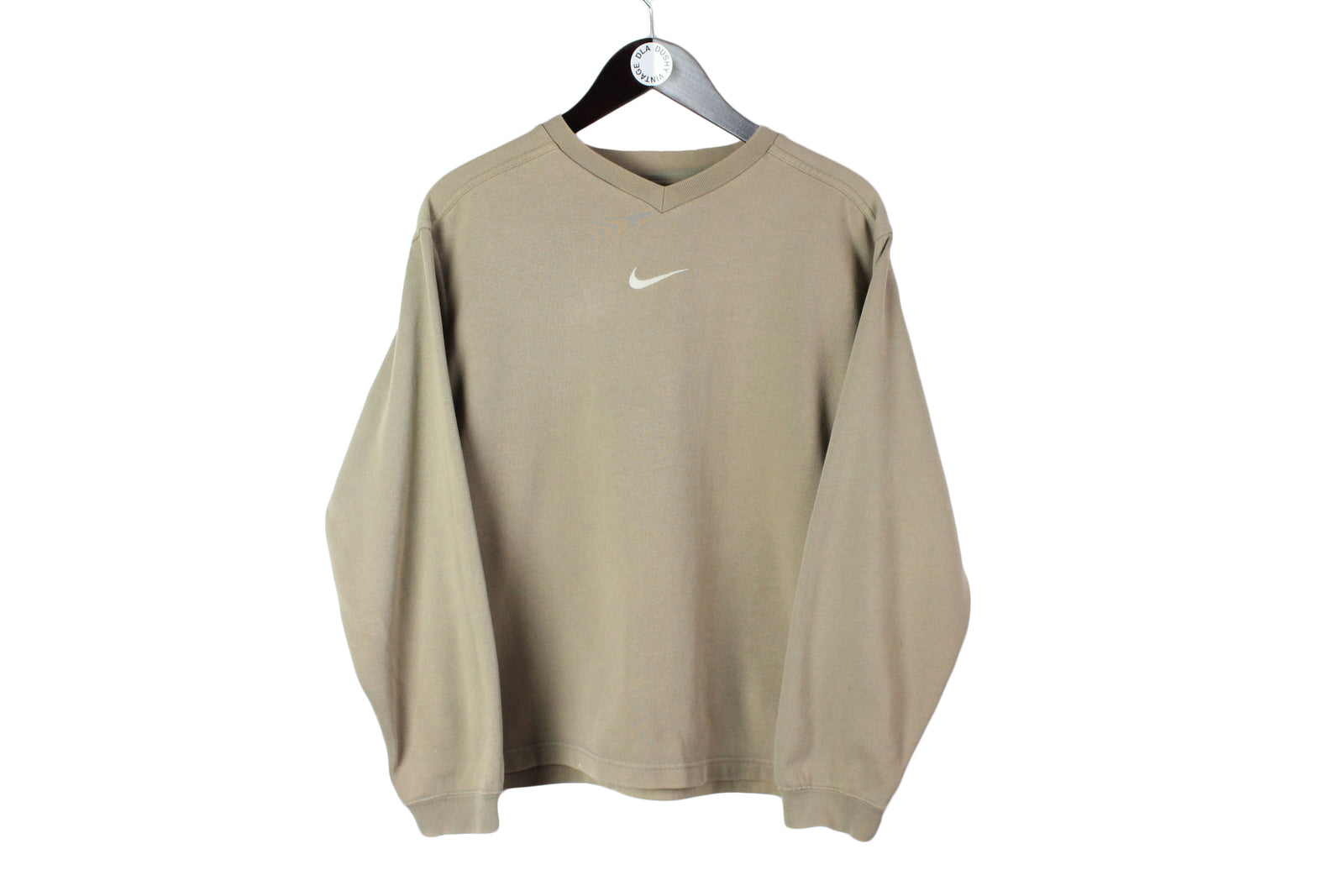 nike sweatshirt vintage beige