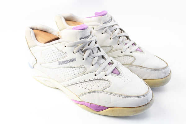 Vintage Reebok Sneakers US 8 white aerobic retro sport trainers 90s shoes