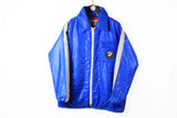 Vintage BMW Jacket Large blue full zip 80s Apollo Racing Rally Team Formula 1 Puffer F1 blue classic 