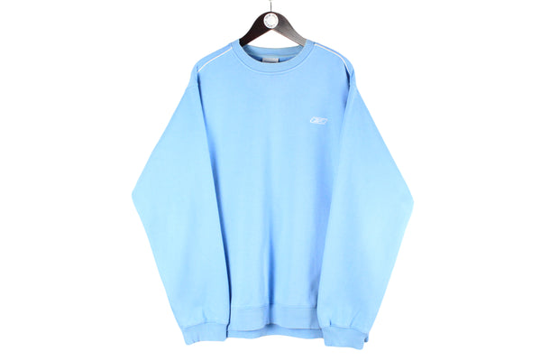 Vintage Reebok Sweatshirt XXLarge blue crewneck 00s sport style oversize jumper