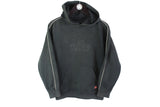 Vintage Nike Hoodie Women's Small black 90's 00's sport style big logo sweatshirt