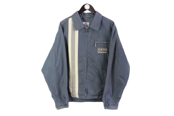 Vintage Levis Jacket XLarge full zip collared 90's retro style USA wear work jacket