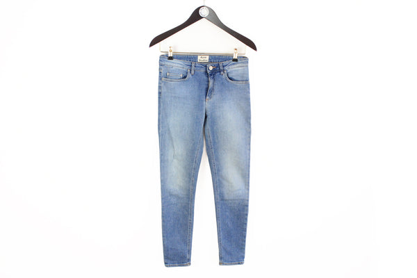 Acne Studios Skin 5 Lt Usd Blu Jeans Women's 27/32 blue authentic slim jean denim pants