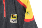 Vintage Agip Fleece 1/4 Zip Small