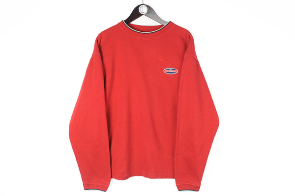 Vintage O'Neill Sweatshirt Medium size 90's red bright streetwear crewneck pullover