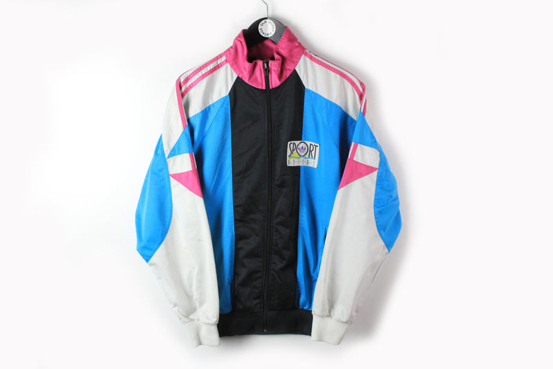 Vintage Adidas Track Jacket Small / Medium Sport Team 90s retro style multicolor windbreaker