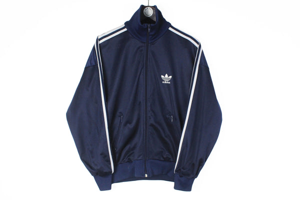 Vintage Adidas Track Jacket Small size men's full zip 90's style three strips brand old school outfit