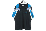 Vintage Adidas T-Shirt XLarge black small logo 90s retro sport style oversize tee