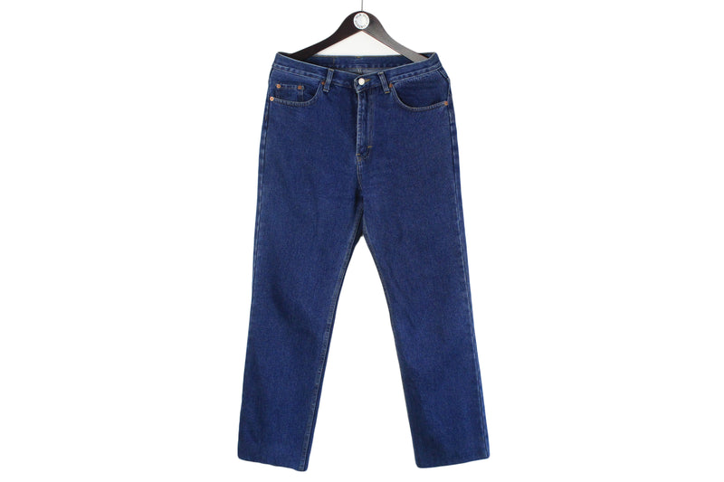 Vintage Levi's Bootleg Jeans W 33 L 30 blue retro denim pants 90s USA style