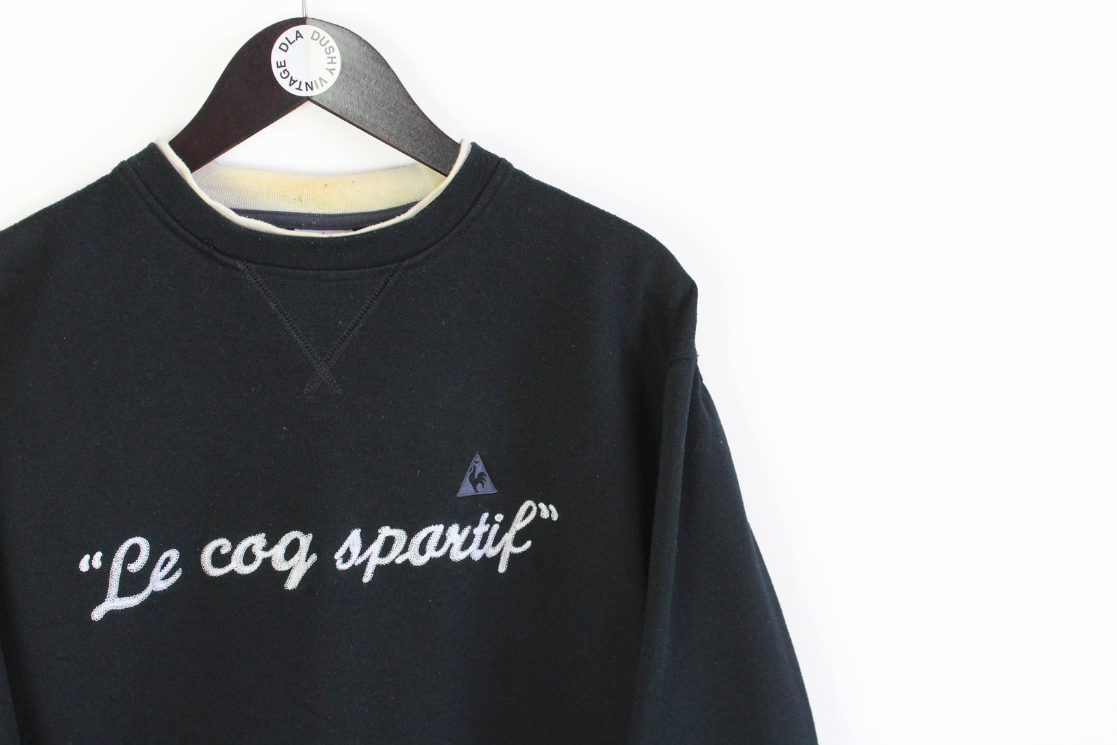 Vintage Le Coq Sportif Sweatshirt Medium – dla dushy