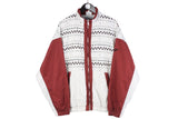 Vintage Reebok Tracksuit XXLarge red white 90s retro sport suit jacket and pants