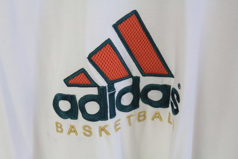 Vintage Adidas Basketball T-Shirt Medium