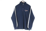 Vintage Nike Sweatshirt 1/4 Zip Small size jumper front logo sport athletic streetwear swoosh outfit