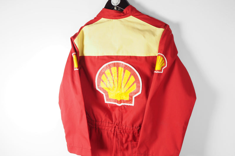 Vintage Shell Racing Suit Coveralls Small – dla dushy