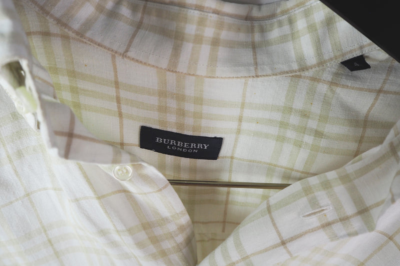 Burberry Short Sleeve Shirt Large