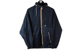 Vintage K-Way Jacket Small / Medium full zip made in France 00s raincoat