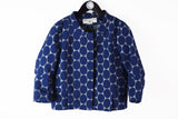 Vintage Marni x H&M Blazer 3/4 Sleeve Women's Small blue polka dot pattern authentic jacket