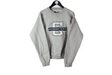 Vintage Russell Georgetown Hoyas Sweatshirt Medium gray big logo 90's sport crewneck