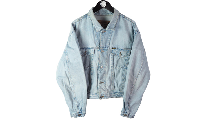 Vintage Diesel Denim Jacket Large blue 90's jean coat