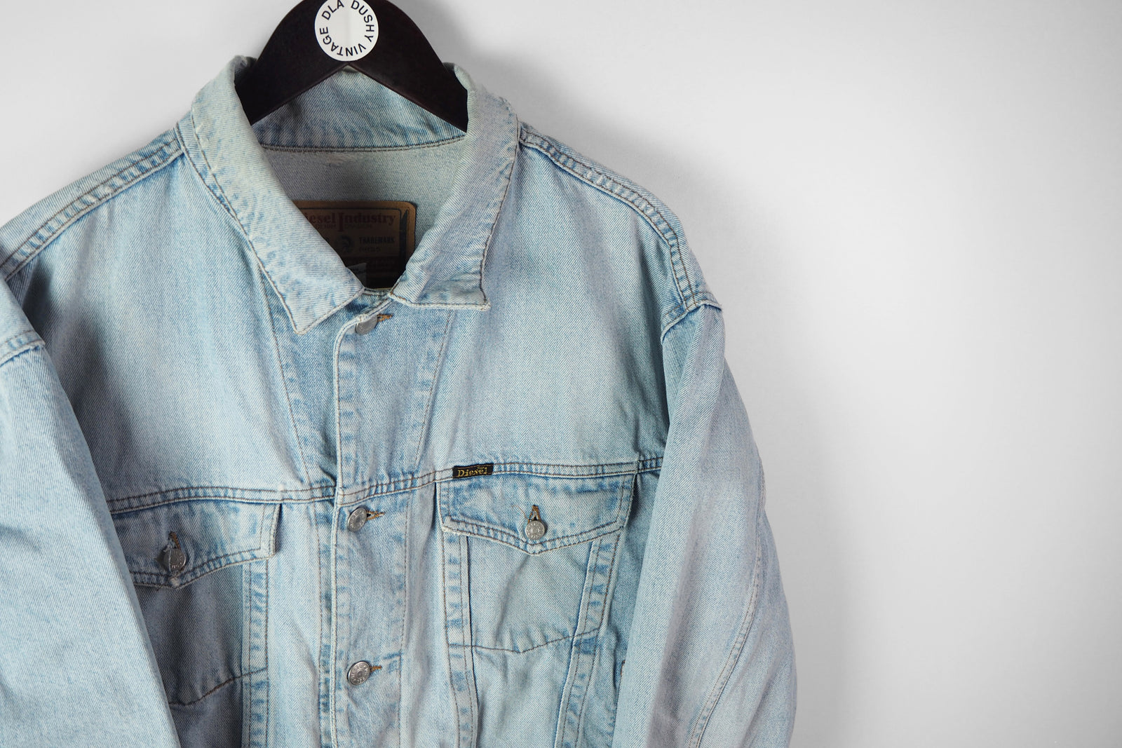 Vintage Diesel Denim Jacket Large – dla dushy