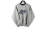 Vintage Fubu Sweatshirt Small gray Sports 90's sport style hip hop cotton jumper retro crewneck