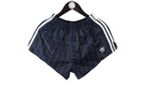 Vintage Adidas Shorts Medium / Large navy blue 80s striped pattern authentic retro style classic 