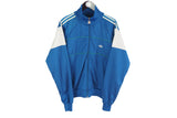 Vintage Adidas Tracksuit Large blue classic 80s sport jacket and track pants retro style blue athletic style
