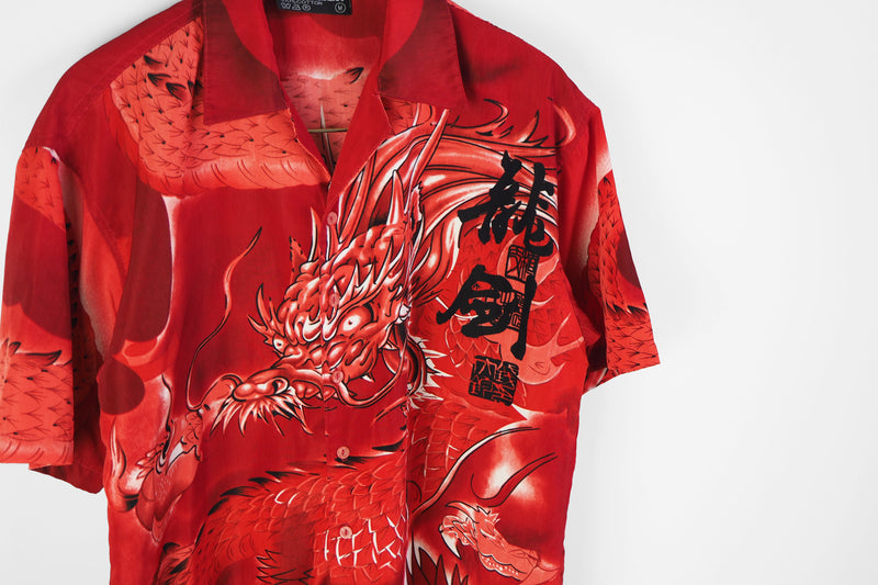 Vintage Japan Style Hawaii Shirt Medium