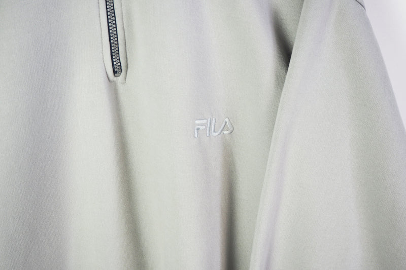 Vintage Fila Sweatshirt 1/4 Zip Large