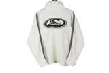 Vintage O'Neill Fleece 1/4 Zip Small white big logo 90's sweater sport style